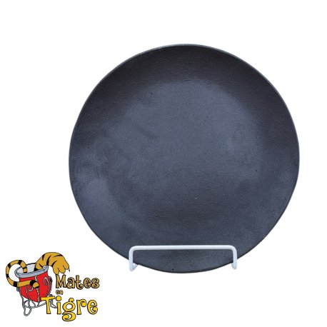 Aluminio Plato Playo negro