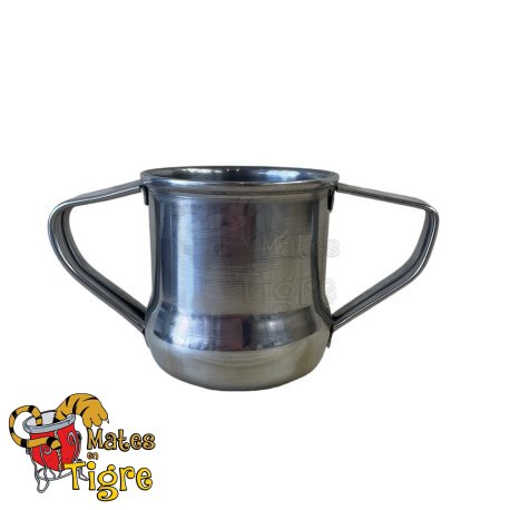 Mate acero dos asas