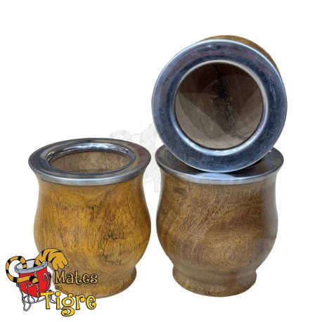 Mate de algarrobo con virola de acero