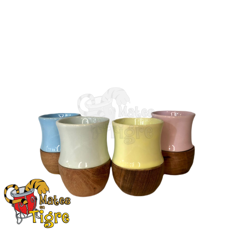 Mate Ceramica madera