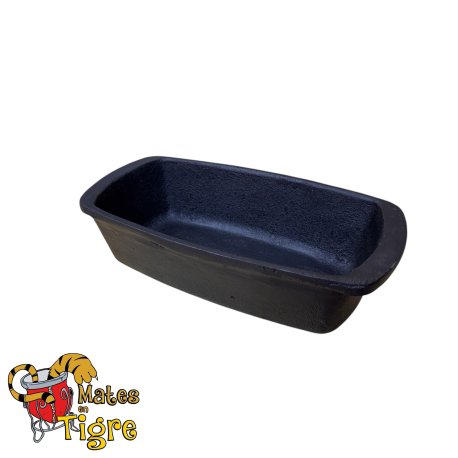 Aluminio Cazuela cuadrada negra