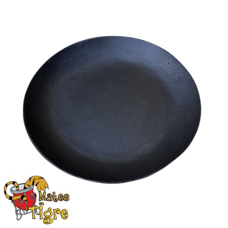 Aluminio Plato Playo negro