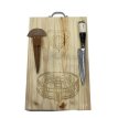 Combo Tabla River/Boca + Cuchillo Tandilero Grabado