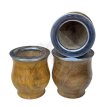 Mate de algarrobo con virola de acero