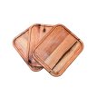 Plato 20x28 de eucalipto