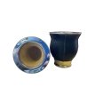 Mate calabaza doble metal 